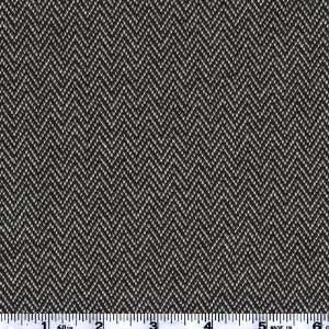  64 Wide Knit Jacquard Herringbone Black/White Fabric By 