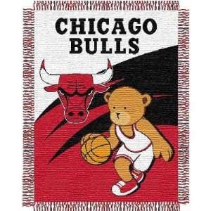  Chicago Bulls NBA Triple Woven Jacquard Throw (044 Series 