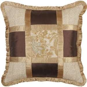 St.Lucia Pillow with Pleated Fabric Trim