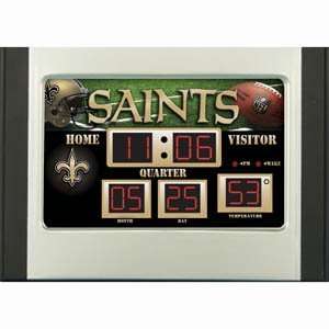  New Orleans Saints NFL Scoreboard Desk & Alarm Clock 