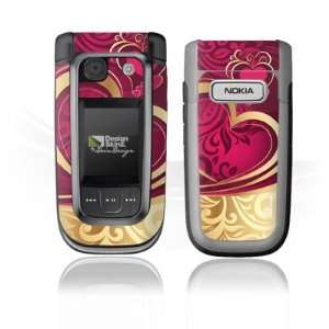  Design Skins for Nokia 6267   Heart of Gold Design Folie 