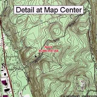  USGS Topographic Quadrangle Map   Nyack, New York (Folded 