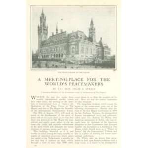  1913 Peace Palace At The Hague illustrated Everything 