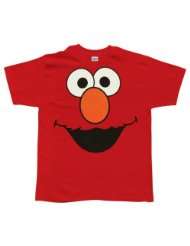 Sesame Street Elmo Face RED Men T Shirt Medium