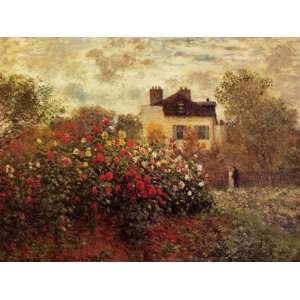 , Art Reproductions, Claude Monet, The Garden at Argenteuil 