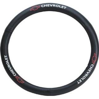   SW 111 Genuine Leather Steering Wheel Cover with Chevrolet Logo