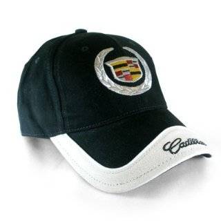  Cadillac Black & Gray 3D Logo Baseball Hat Automotive