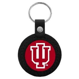   Indiana Hoosiers NCAA Classic Logo Leather Key Tag