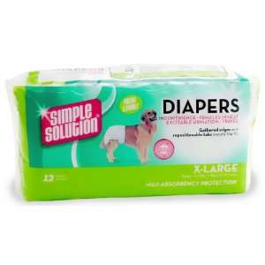  Simple Solution Diapers XL (12 Diapers)
