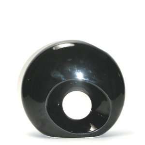  Global Ceramic Vase Black 10 Ht. 