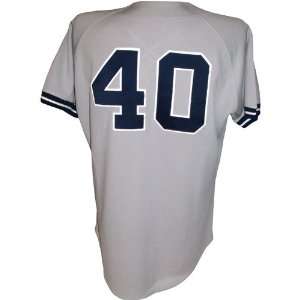 40 1998 Yankees Game Used Road Jersey 46  Sports 