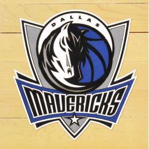   Mavericks Courtlectible 12x12 Floor Piece with Logo