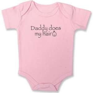   Trend Lab Message Bodysuit 6 Month   Daddy Does My Hair Baby