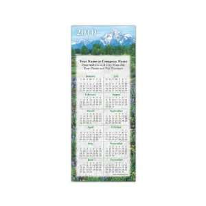   2010 calendar with scenic mountain view on front.