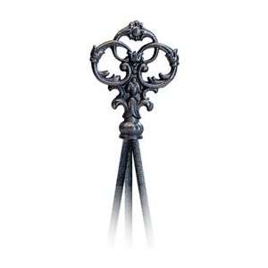   Finial Natural to Rusted Tripod Trellis 