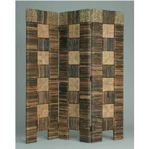  Braided fusion room divider screen