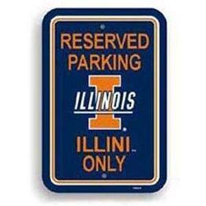  Illinois Fightning Illini Sports Team Parking Sign Sports 