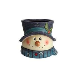  Candle Warmer Snowman/ Blue