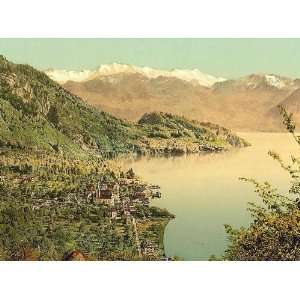  Vintage Travel Poster   Vitznau Lake Lucerne Switzerland 