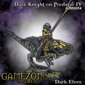  Gamezone Miniatures Dark Elves   Dark Knight on Predator 