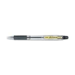  Z 1 Retractable Ballpoint Pen Med Pt 1.0 mm Bla Case Pack 