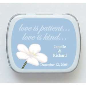  White Blossom Personalized Mint Tin Health & Personal 