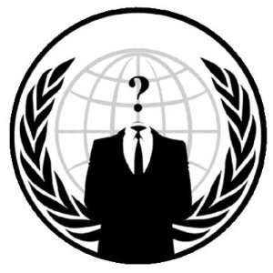  Anonymous International Logo Round Sticker Everything 