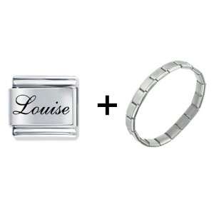  Edwardian Script Font Name Louise Italian Charm Pugster Jewelry