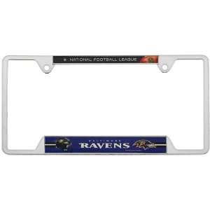 Baltimore Ravens License Plate Frame Wincraft Fan Gear  