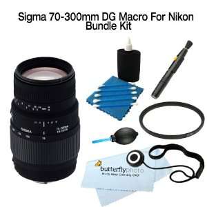  Sigma 70 300mm DG MACRO SLR Lens For Nikon SLR Cameras 
