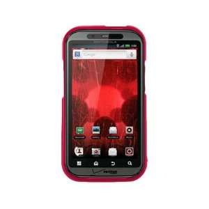  Rubber Coated Solid Protector Case Pink For Motorola Droid 