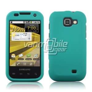  Turquoise Hard 2 Pc Rubberized Texture Plastic Snap On Case + Screen 