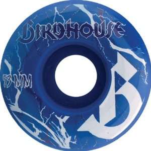  Birdhouse Lightning Logo 53mm Blue Sale Skate Wheels 