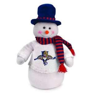  18 NHL Florida Panthers Snowman Decoration Dressed for 