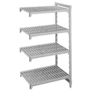 Cambro Elements Brushed Graphite 24 X 42 X 72 Vented Shelf Kit 