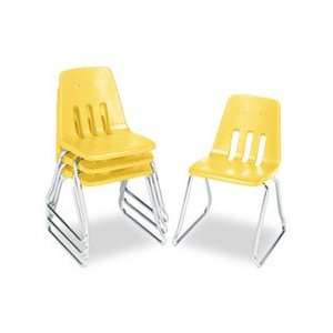  9600 Classic Classroom Chairs, 18 Seat Height, Squash 