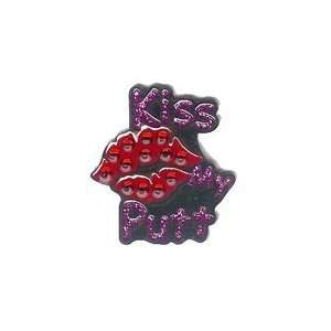   Ball Marker and Hat Clip   Crystal   Kiss My Putt 