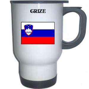  Slovenia   GRIZE White Stainless Steel Mug Everything 