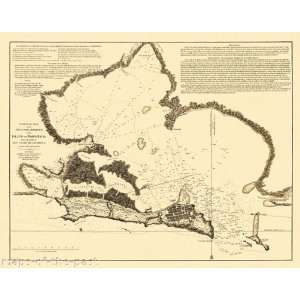  PUERTO RICO GEOMETRIC PRINCIPAL HARBOUR MAP BY DON COSME 