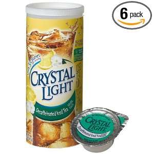 Crystal Light Iced Tea Decaffeinated Lemon Natural Flavor, 1.5 Ounce 