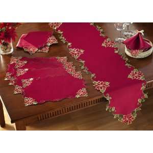   Halls Holiday Table Linens Runner By Collections Etc