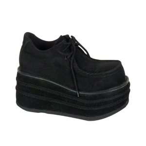  TEMPO 05 3 1/2 P/F Blk Veggie Suede Shoes Everything 