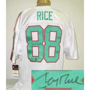  Jerry Rice Signed Mississippi Valley State Wilson Jersey 