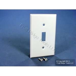 Leviton White Metal Toggle Switch Wall Plate Cover Switchplate 89991