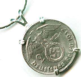 Solid Silver 2 Marks WWII Nazi Germany Munich 1937 D  