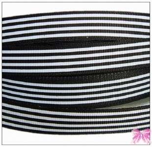 assorted stripe grosgrain ribbon hairbow 5yd U PICK  