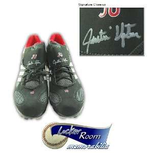   Autographed Game Issued Adidas Spikes 