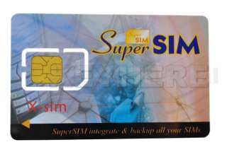 16 in 1 Max SIM Cell Phone Magic Super Card Kit Backup  
