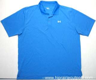 Under Armour Heat Gear Short Sleeve Polo Shirt Mens Size 3XL XXXL 