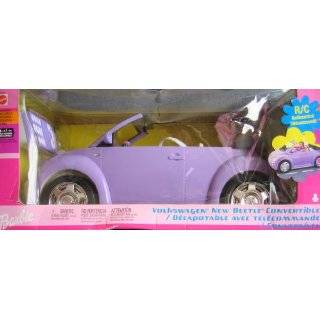 Barbie Radio Control Volkswagen New Beetle Convertible Vehicle w 
